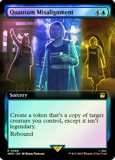 Quantum Misalignment (Extended Art)\nDoctor Who Commander - Variants\nSingle\nMagic The Gathering