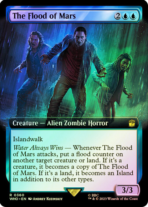 The Flood of Mars (Extended Art)\nDoctor Who Commander - Variants\nSingle\nMagic The Gathering