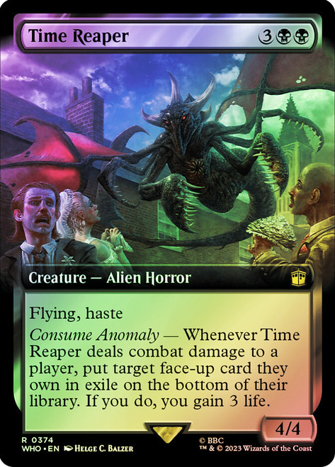 Time Reaper (Extended Art)\nDoctor Who Commander - Variants\nSingle\nMagic The Gathering