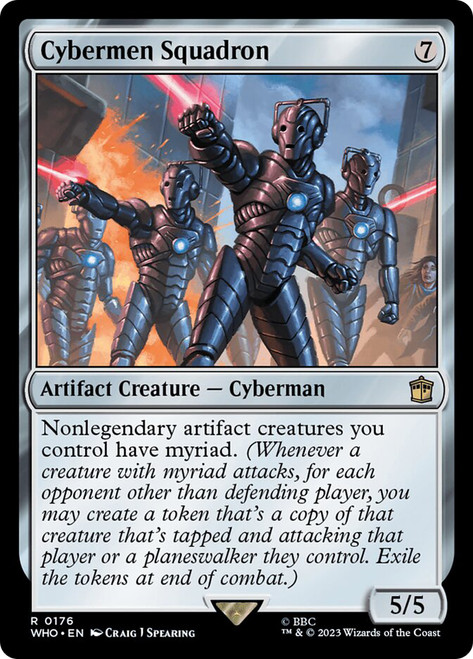 Cybermen Squadron\nDoctor Who Commander\nSingle\nMagic The Gathering