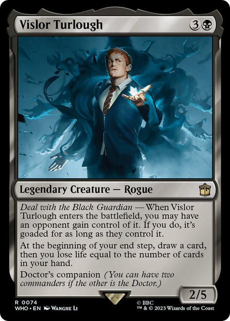 Vislor Turlough\nDoctor Who Commander\nSingle\nMagic The Gathering