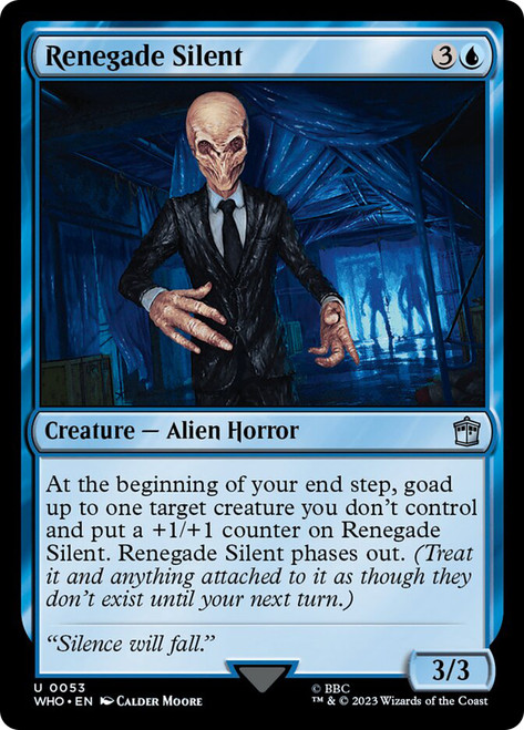 Renegade Silent\nDoctor Who Commander\nSingle\nMagic The Gathering