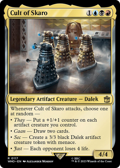 Cult of Skaro\nDoctor Who Commander\nSingle\nMagic The Gathering
