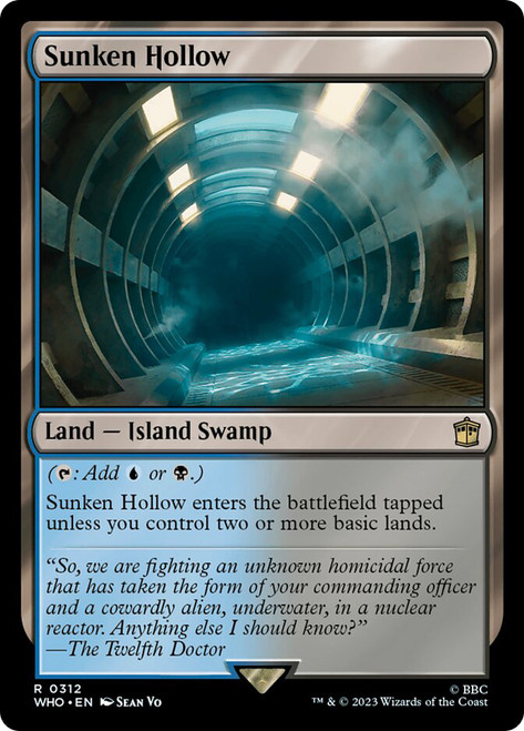 Sunken Hollow\nDoctor Who Commander\nSingle\nMagic The Gathering