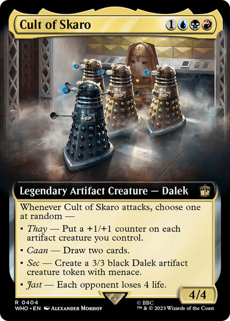 Cult of Skaro (Extended Art)\nDoctor Who Commander - Variants\nSingle\nMagic The Gathering