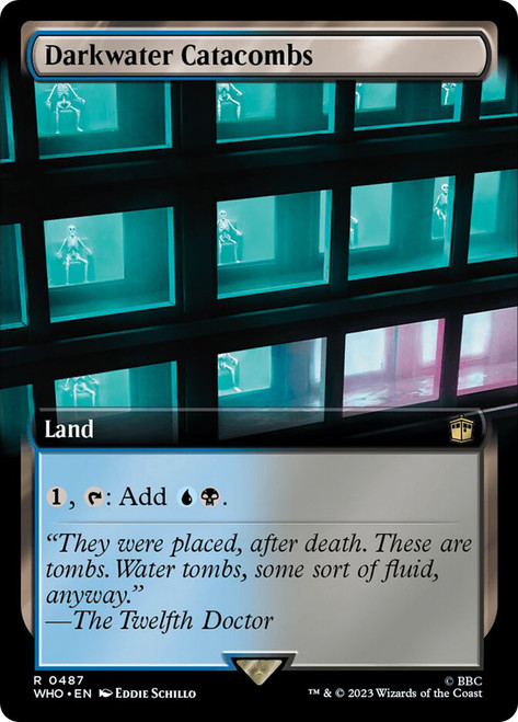Darkwater Catacombs (Extended Art)\nDoctor Who Commander - Variants\nSingle\nMagic The Gathering