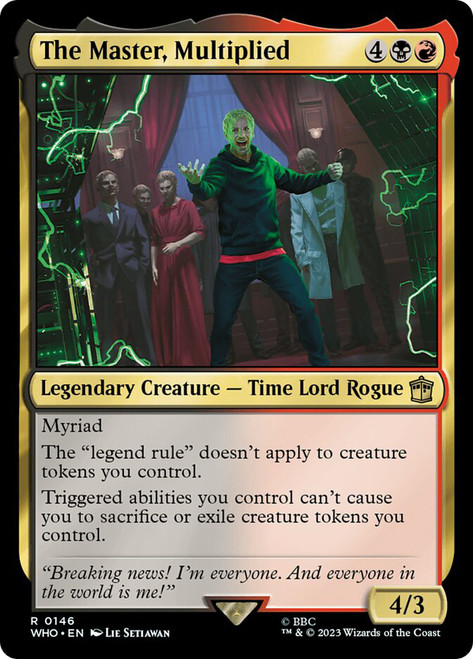 The Master, Multiplied\nDoctor Who Commander\nSingle\nMagic The Gathering