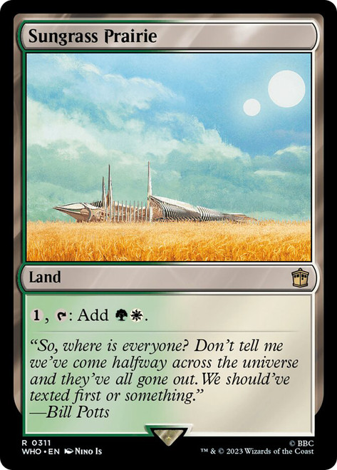 Sungrass Prairie\nDoctor Who Commander\nSingle\nMagic The Gathering
