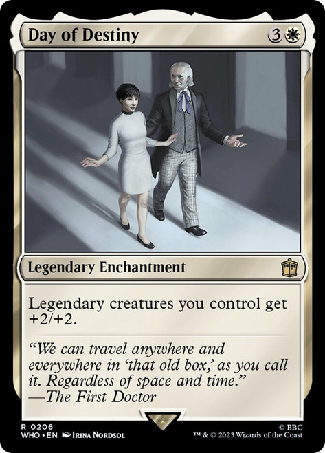 Day of Destiny\nDoctor Who Commander\nSingle\nMagic The Gathering