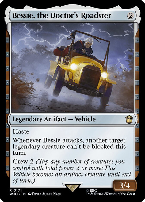 Bessie, the Doctor's Roadster\nDoctor Who Commander\nSingle\nMagic The Gathering