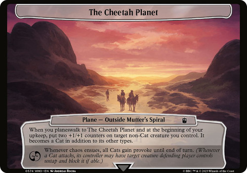 The Cheetah Planet\nDoctor Who Commander Planechase - Planes\nSingle\nMagic The Gathering