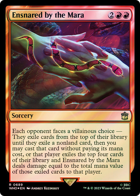 mtg エターナルマスターズ バラ売り Ensnared by the Mara | Doctor Who Commander | Star City Games