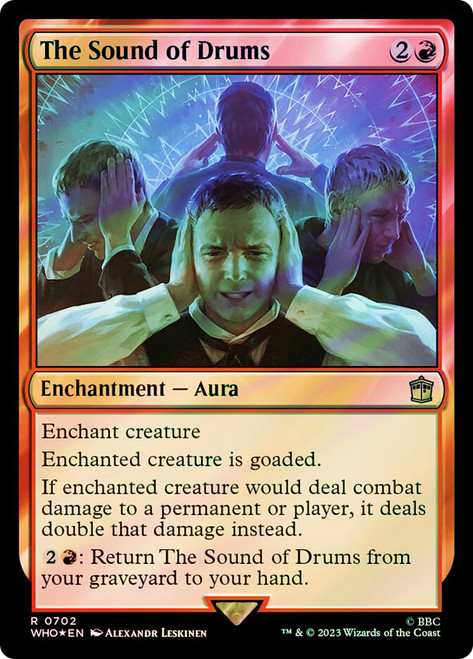The Sound of Drums (Surge Foil)\nDoctor Who Commander - Alternate Foil\nSingle\nMagic The Gathering