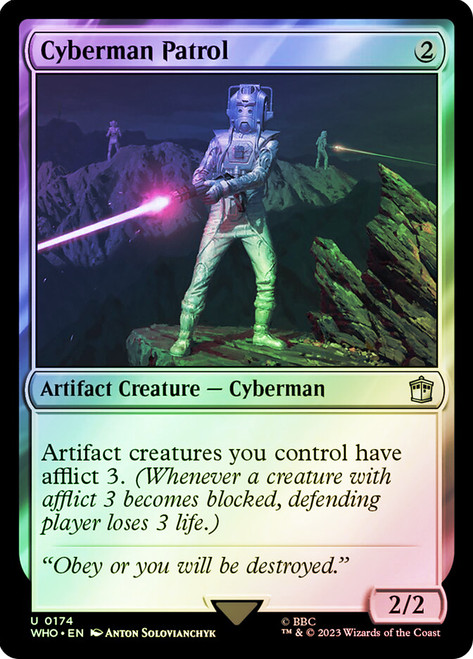 Cyberman Patrol\nDoctor Who Commander\nSingle\nMagic The Gathering