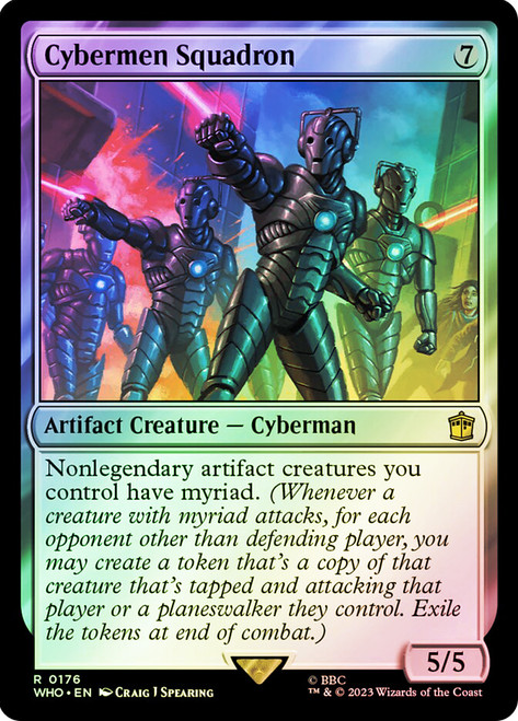 Cybermen Squadron\nDoctor Who Commander\nSingle\nMagic The Gathering