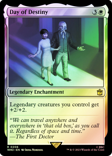 Day of Destiny\nDoctor Who Commander\nSingle\nMagic The Gathering