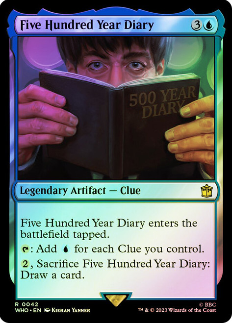 Five Hundred Year Diary\nDoctor Who Commander\nSingle\nMagic The Gathering