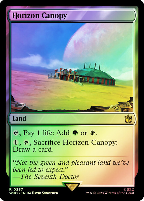 Horizon Canopy\nDoctor Who Commander\nSingle\nMagic The Gathering