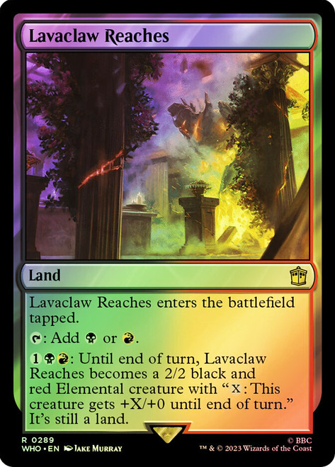 Lavaclaw Reaches\nDoctor Who Commander\nSingle\nMagic The Gathering