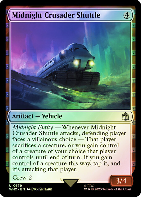 Midnight Crusader Shuttle\nDoctor Who Commander\nSingle\nMagic The Gathering