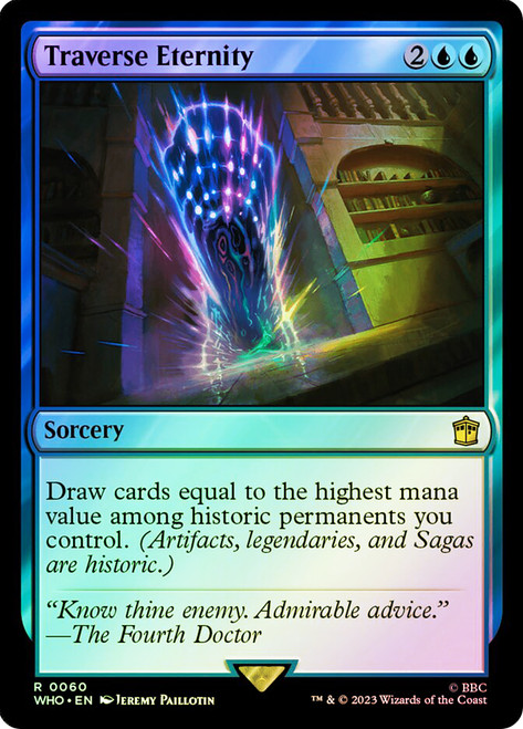 Traverse Eternity\nDoctor Who Commander\nSingle\nMagic The Gathering