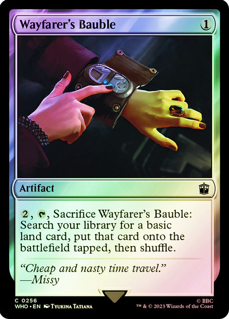 Wayfarer's Bauble\nDoctor Who Commander\nSingle\nMagic The Gathering