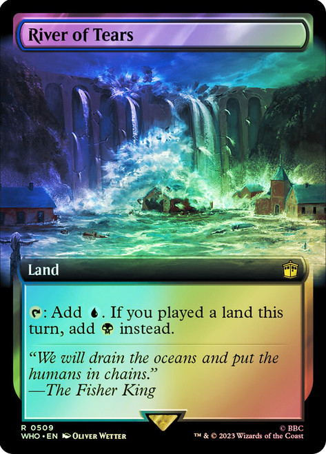 River of Tears (Extended Art)\nDoctor Who Commander - Variants\nSingle\nMagic The Gathering