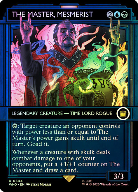The Master, Mesmerist (Showcase)\nDoctor Who Commander - Variants\nSingle\nMagic The Gathering