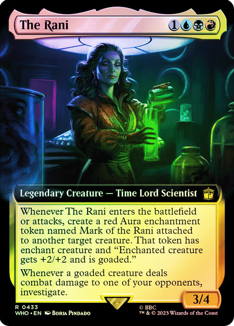 The Rani (Extended Art)\nDoctor Who Commander - Variants\nSingle\nMagic The Gathering