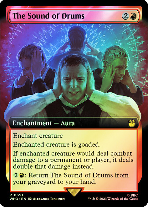 The Sound of Drums (Extended Art)\nDoctor Who Commander - Variants\nSingle\nMagic The Gathering