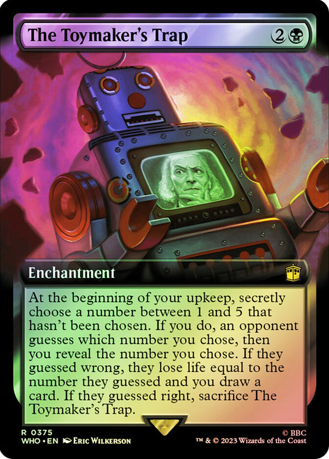 The Toymaker's Trap (Extended Art)\nDoctor Who Commander - Variants\nSingle\nMagic The Gathering