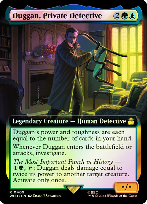 Duggan, Private Detective (Extended Art)\nDoctor Who Commander - Variants\nSingle\nMagic The Gathering
