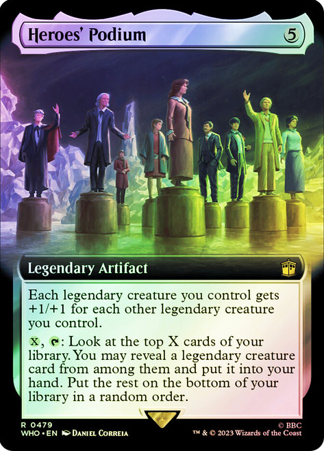 Heroes' Podium (Extended Art)\nDoctor Who Commander - Variants\nSingle\nMagic The Gathering