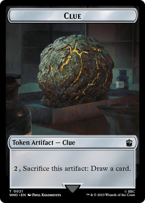 {Clue Token} (#021) // {Human Rogue Token}
Doctor Who Commander
Single
Magic: The Gathering
