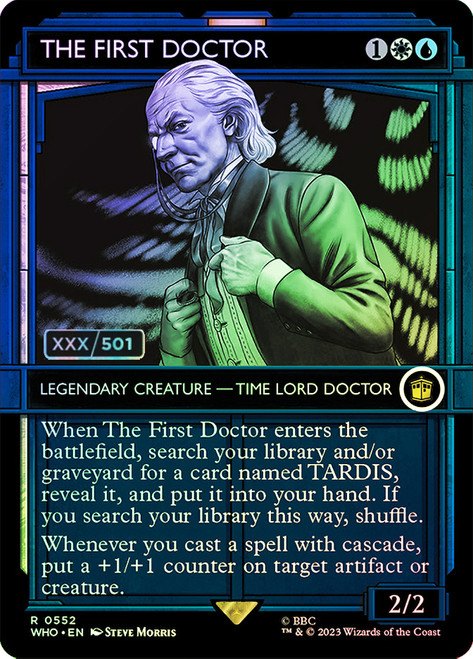 The First Doctor
Doctor Who Commander
Single
Magic: The Gathering