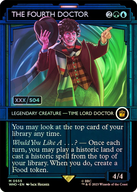 The Fourth Doctor
Doctor Who Commander
Single
Magic: The Gathering
