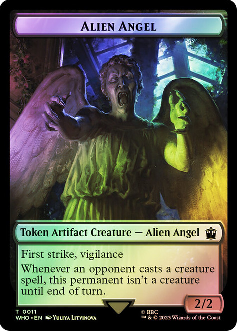 {Alien Angel Token} // {Food Token} (#026)
Doctor Who Commander
Single
Magic: The Gathering