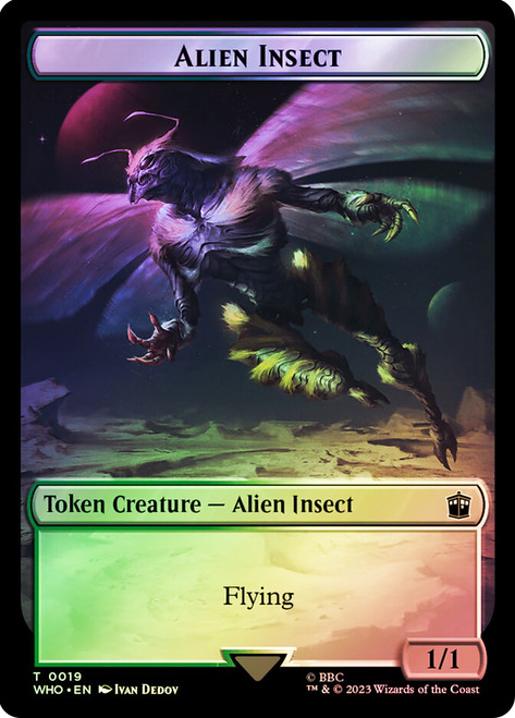 {Alien Insect Token} // {Copy Token}\nDoctor Who Commander\nSingle\nMagic The Gathering