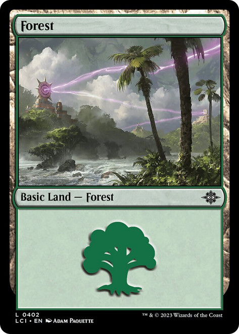 Forest (#402)\nThe Lost Caverns of Ixalan\nSingle\nMagic The Gathering