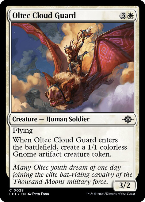 Oltec Cloud Guard\nThe Lost Caverns of Ixalan\nSingle\nMagic The Gathering