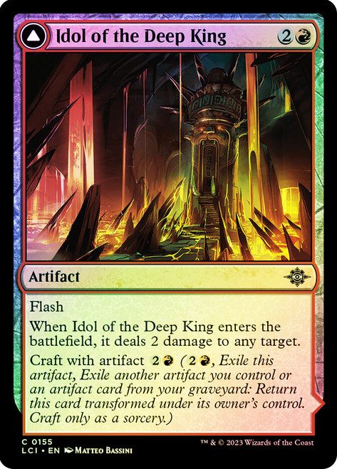 Idol of the Deep King // Sovereign's Macuahuitl | The Lost Caverns