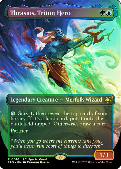 Thrasios, Triton Hero (Borderless)\nSpecial Guests\nSingle\nMagic The Gathering