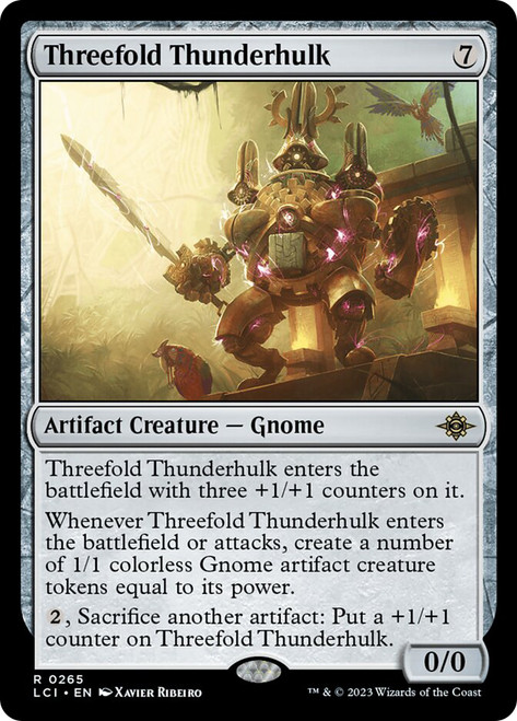 Threefold Thunderhulk\nThe Lost Caverns of Ixalan\nSingle\nMagic The Gathering
