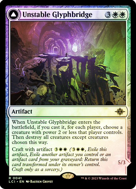 Unstable Glyphbridge // Sandswirl Wanderglyph (Extended Art