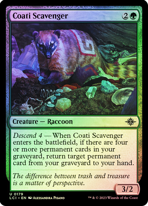 Coati Scavenger\nThe Lost Caverns of Ixalan\nSingle\nMagic The Gathering