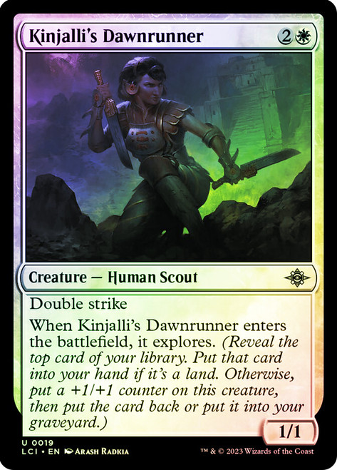 Kinjalli's Dawnrunner\nThe Lost Caverns of Ixalan\nSingle\nMagic The Gathering