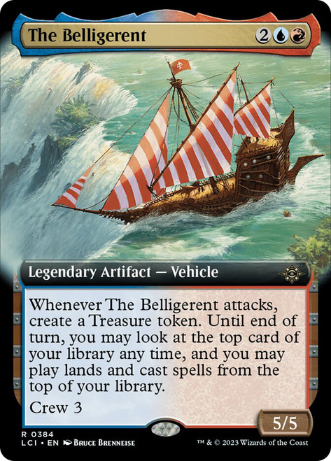 The Belligerent (Extended Art)\nThe Lost Caverns of Ixalan - Variants\nSingle\nMagic The Gathering