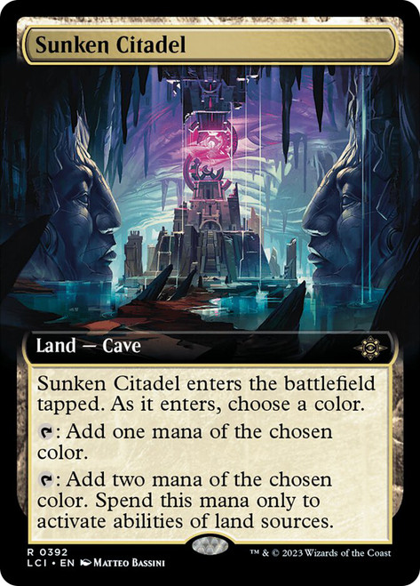 Sunken Citadel (Extended Art)\nThe Lost Caverns of Ixalan - Variants\nSingle\nMagic The Gathering