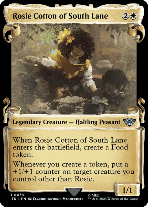 Rosie Cotton of South Lane (Showcase)\nThe Lord of the Rings - Variants\nSingle\nMagic The Gathering