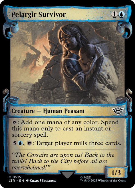 Pelargir Survivor (Showcase)\nThe Lord of the Rings - Variants\nSingle\nMagic The Gathering
